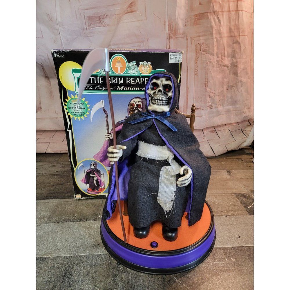 Telco Grim‎ reaper 1997 animated Halloween motionette